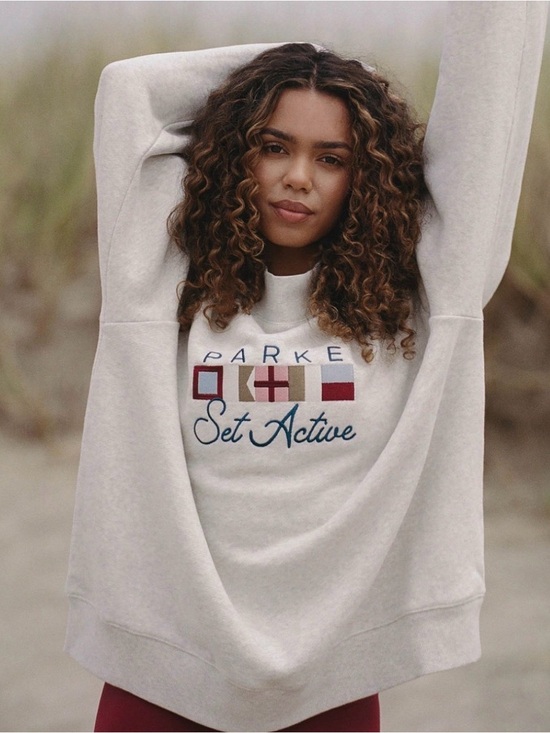 Parke Sweaters - Parke x Set Active mockneck sweatshirt S/M